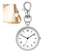 Generico Orologio da Taschino di Piccole Dimensioni - Orologio Portatile Sottile Scoperto,Orologio Silenzioso Unisex Portatile per Casa Ufficio Scuola Viaggio Outdoor Uomini Donne
