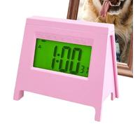 Generico orologio digitale - Small Smart Night Light Digital Digital Clock | Orologio da tavolo a LED compatto con display settimana e orario, orologio desktop per bambini, camera da letto, uffic
