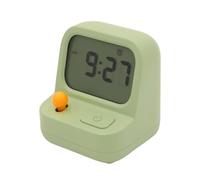Genérico Orologio sveglia per bambini | Display LCD silenzioso senza | Orologio digitale per bambini con luce notturna | per adolescenti ragazze bambini adulti anziani camera da letto viaggio