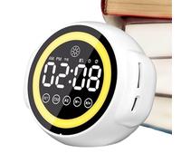 Generico Orologio Sveglia Wireless | Luce Notturna RGB Wireless | Display Digitale HD Sveglia Con Musica E Riproduzione Da Scheda TF - Per Comodino, Interni, Casa, Ufficio