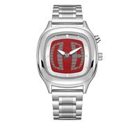 Generico Orologio Uomo - Orologio Da Polso Con Cinturino Comodo, Casual 42 Mm, Bracciale In Acciaio Inossidabile Disponibile | Elegante Compleanno, Natale, Capodanno, Padre, Marito, Fidanzato, Affari