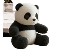 Generico Orsetto Di Peluche Panda,Peluche Morbido Da Abbracciare | Soprammobile Decorazione Collezionabile Per Camera Soggiorno Libreria