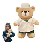 Generico Orsetto Infermiere - Giocattolo Morbido E - Cuscino Decorativo Bambini Regalo per Ragazzi San Camera dei Piccoli Halloween Natale Decorazione Stanza Famiglia