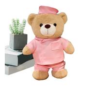 Generico Orsetto Infermiere,Orso di Peluche Morbido e | Cuscino Decorativo Bambini Regalo per Ragazzi San Camera dei Piccoli Halloween Natale Decorazione Stanza Famiglia