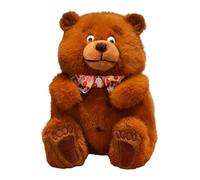 Genérico Orso Animale Ripieno, Orso,Giocattolo di Orso di Peluche Marrone - Bambola del Cartone Animato da collezione per bambini, compagno di Huggable per il Salotto da Scrivania per Auto