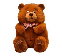Genérico Orso Animale Ripieno, Orso, Giocattolo Orso di Peluche Marrone, Bambola Cartone Animato da collezione per bambini, compagno di Huggable per il Salotto Desktop per Auto