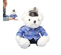 Generico Orso della polizia farcito - Politiche Teddy's Bears Animali di peluche,Simpatico orsacchiotto morbido di peluche, orso di decorativo, regali di compleanno a di Natale per bambine