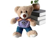 Generico Orso Di Peluche - Orso Morbido Arredo Casa | Peluche Morbidi Cartoon Giocattoli - Per Bambini Compleanno Vacanza Camera Da Letto Soggiorno Viaggio Camera Dei Bambini