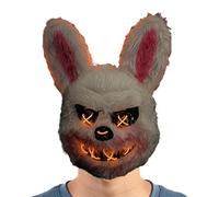 Generico Orso Horror - Copertura Per Il Viso Animale Illuminata A LED, Copertura Del Viso Utente Horror Regolabile | Halloween Per Costume Da Trave, Maschera A LED Luminosa Per Feste Di Halloween