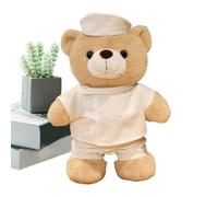 Genérico Orso Infermiere, Orso Giocattolo Morbido E Adorabile - Cuscino Decorativo per Bambini Camera Da Letto Scrivania Scaffale Regalo Natale Compleanno
