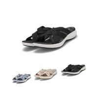 Generico Orthopedic Slide Sandals for Women Arch Support Comfortable Walking Cushioned Wide Width Summer Beach Slippers 2026 Casual Slip On (black,38)