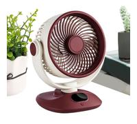 Generico Oscillating Desk Fan | 3 Speeds Rechargeable Oscillating Portable Device | Battery Operated Fan | for Office Bedroom Home Living Room Kitchen Bathroom Study Dorm Apartment Travel Workshop