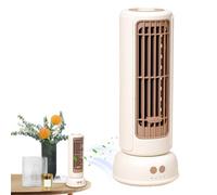 Generico Oscillating Fan, Rotating Tower Ventilator, 3.94x3.94x10.24 Inches, Quiet Air Circulation, Compact Portable Design, Settings Cooling Device for Home Workplace Dorm Kitchen Use
