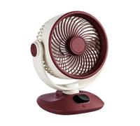 Generico Oscillating Table Fan | 3 Speeds Powerful Quiet Air Circulator Device | Bedroom Table Fans | For Bedroom Home Living Room Kitchen Bathroom Study Travel RV Camping Outdoor Computer
