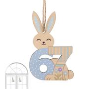 Generico Osterbaum Schmuck - Frühlingsdekoration aus Holz mit Niedlichem Motiv | Anhänger Als Partygeschenk | für Ferienhaus, Wand, Küche, Außenbereich, Osterdeko, Frühlingsparty