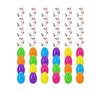 Generico Ostereier Großpack - 10 Cm Bunny Pull Back Cars | Partygeschenk Kunststoffspielzeug - Handlich Für Mädchen Ostern Geburtstage Feiertage Aktivitäten Zuhause Schule Urlaub