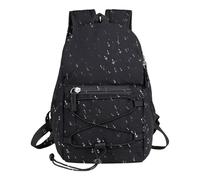 Generico Outdoor Backpack - Taslon Polyester 19x10x27cm | Waterproof Drawstring Bag, Lightweight Hiking Backpack | Multi-Pocket Carry For Men Women Kids School Office Fishing Camping Climbing Cycling