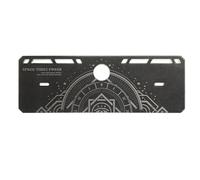 Generico Outdoor Camping Table Panel | 36x12.5cm Camping Table Clear Acrylic Panel | Ambient Precise Fit Quick Setup High-Clarity Accessories For Outside Sports Adults Teens Women Men