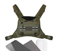 Generico Outdoor Chest Bag For Men | Wear-Resistant Oxford Cloth | Multi-Function Sports Running Pack | Vest Bag For Fitness, Training & Hiking