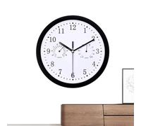 Generico Outdoor Clock Silent Non Ticking Battery Operated Easy Read Round