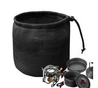 Generico Outdoor Clothes Peg Organizer - Elastic Mesh Bag, Pin Storage, Quilt Drying Accessory | Hiking Picnic Bathroom Backpacking Laundry Gear Portable Practical Durable Home Travel Utility Kit