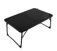 Generico Outdoor Compact Camp Table, Folding Beach, High-Strength Frame Design, Lightweight Structure, Stable Support Legs, Easy Setup Storage, Camping, Picnic, (Black)