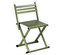 Generico Outdoor Fishing Stool, Metal Foldable Patio Chair, Sturdy Steel Frame, Space Saving Design, Stackable Metal Bench, For Camping, Fishing, and Hiking, 11.81x10.04x20.08 Inches