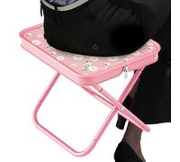 Generico Outdoor Folding Chair, Portable Camping Stool, 11.02x9.45x10.24 Inches Lightweight Compact Chair for Picnic, Porch, Balcony, Backyard, Beach, Poolside, Park, Patio and Mountaineering