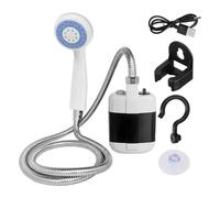 Generico Outdoor Hydro Station - Portable Pressurized Basin, Handheld Electric Submersible Pump, USB Rechargeable Wand, Adventure Hygiene Equipment, Wilderness Bathing Gear, Small Slate Blue Kit