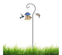 Generico Outdoor Shepherd's Hooks - 24.21 inch Height Adjustable Bird Feeder Pole,Tall Shepherds Hooks for Outdoor - for Solar Light Wind Chime Garden Plant Birdhouse Lantern Wreath