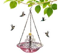 Genérico Outdoor Solar Bird Bath - Patio Decor,Hummingbird Bathing Bowl,for Patio Backyard Front Yard Balcony Deck Courtyard Park Gardeners Homeowners Animal Lovers Birders