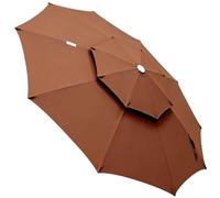 Generico Outdoor Umbrella - Replacement Canopy Outdoor Awning Parts | Backyard Replacement Parasol 300cm For Outdoor Poolside Patio Garden Beach Deck Porch Balcony Terrace