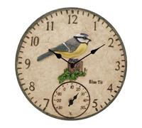 Generico Outdoor Wall Clock | Waterproof Thermometer Resin Design