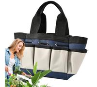 Genérico Outil de jardinage Sac de Transport - Sac à outils Multi-poches imperméable | Porte-outils pour Kit de giardinaggio Extériériérieur | Conteneur de Gadget pour Cour, Camping, PARC