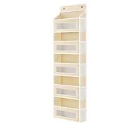 Generico Over Door Storage Organizer - Door Hanging Shelf, 2 Pieces Metal Cat Holders with Adorable, Decorative Practical Organizer for Home Shelf, Bedroom Desk or Bookcase, Books Novels Magazines