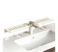 Generico Over Sink Shelf | No-Drill Carbon Steel Kitchen Drying,Removable Faucet Shelf Bathroom Storage - for Soap Sponge Brush Utensil Toiletry Decor Perfume Home Shower Apartment