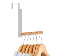 Generico Over The Door Hanger, Space-Saving Design, 20.5×16cm, Metal Door Organizer, Key Holder Hanger, Portable & Easy To Install, For Coats Laundry Bedroom Office Living Room Kitchen