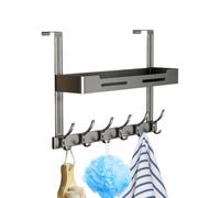 Generico Over The Door Hooks - 2-Layer Heavy Duty Rustproof Hanger | 2-Layer Space-Saving Design - Features A Dual-tier Hook Layout That Doubles Your Hanging Capacity