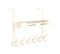 Generico Over the Door Hooks - 2-Layer Heavy Duty Rustproof No-Drill Hanger | Closet Door Organizer for Bathroom Bedroom Kitchen Closet Pantry Dorm Laundry Kids