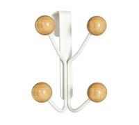 Generico Over The Door Hooks Clothes Storage Holder, 4.13X2.36X7.08 inch