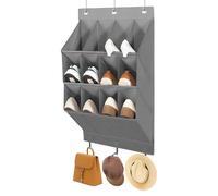Generico Over The Door Shoe Organizer - 12-Pockets Toy Storage, Hangable Closet Storage Device | Accessory For Apartment Mudroom RV Bedroom Dormitory Nursery Office Garage College Students Renters