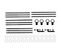 Generico Over The Table Rod Stand - Adjustable Frame Rack | Metal Table Arch Frame With Clamps | For Halloween Christmas Wedding Birthday Party Balloon Flower Decorations