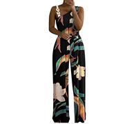 Generico Overall con Cintura Monopezzi e Tutine da Donna Eleganti Pantaloni Tuta Donna Vita Bassa Camicetta Donna Manica Corta Curvy Pantaloni Sportivi con Tasche in Lino