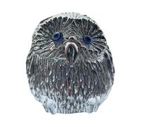 Generico Owl Ornament, White Figurine Decorative Statue, 10x8cm Home Décor for Christmas, Thanksgiving, Birthdays, Living Room, Bedroom, Shelf, Windowsill, Elegant Gift for Family and Friends