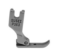 Generico P363 Piedino premistoffa for Cerniera Stretta in Acciaio, stuzzicadenti Sottile, Compatibile con Accessori for Macchine da Cucire industriali Brother(1 PCS)