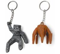 Genérico Pack 2 Portachiavi Figure Project Hail Mary - Rocky e Grace statue sospese - Collezionabile Ispirato al film Progetto Hail Mary - Alieno e astronauta Progetto Salvezza