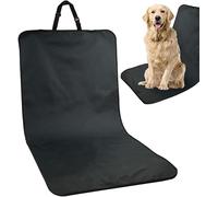 Generico PacK 2 Pz Copri Sedile Auto per Cani Gatti Animali Domestici, Impermeabile, Misura 105x50 cm, Lavabile in Lavatrice, Nero Sedile Anteriore