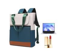 Genérico Pack Casual - Moba di libri studenteschi con porta di ricarica | USB, universitaria, scomparto per laptop leggero | Borsa da viaggio all'aperto per gli uomini per le donne, verde, Consulte l
