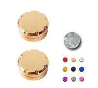 Generico Pack of 2 Replace Parts New Fishing Wheel Mechanical Brake Trim Knob Nut for DAIWA Steez A Spool Tension Knob (Champagne 2pcs)