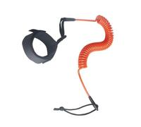 Generico Paddle Board Leash Coiled - Elastic Surfboard Leg Strap | Reliable Coiled Paddleboard Leash for Men, Women, Youth, Teens, Beginners, Hobbyists, And Water Sports Enthusiasts